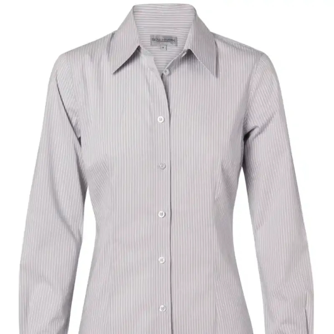 Picture of Winning Spirit, Ladies Ticking Stripe L/S Shirt